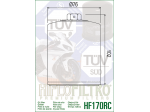 Φίλτρο Λαδιού HIFLO χρώμιο "HF170CRC"